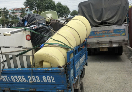 Xe ba gác chuyển trọ giá trẻ tại quận 12