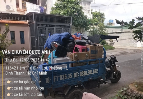 Chuyển trọ giá rẻ tại quận 12