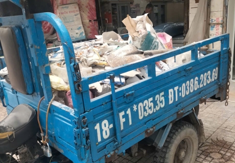 Ba Gác Chuyển Rác Tại Gò Vấp