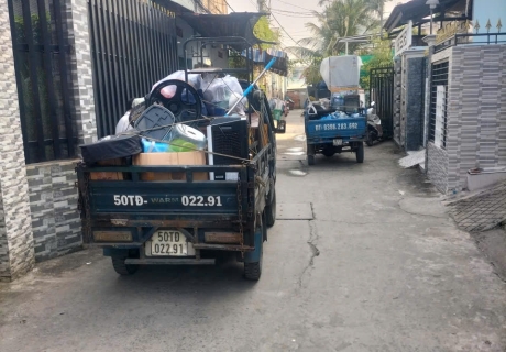 Chở hàng trọn gói xe ba gác quận 12