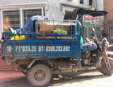 cho thuê xe ba gác vận chuyển siêu tốc tại quận 12