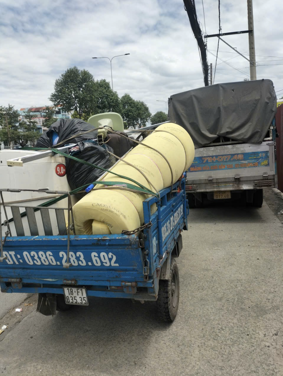 xe ba gác chuyển trọ giá trẻ tại quận 12